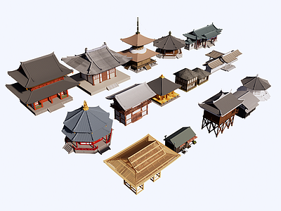 中式古建筑 古建筑