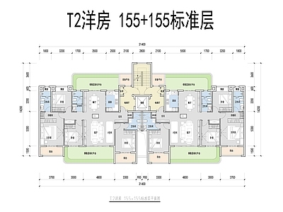 现代住宅楼建筑 第四代住宅 施工图