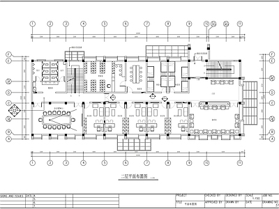 现代整体办公空间 街道现代办公楼装 施工图