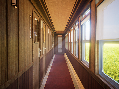 欧式中餐厅 火车餐厅 卡座包间