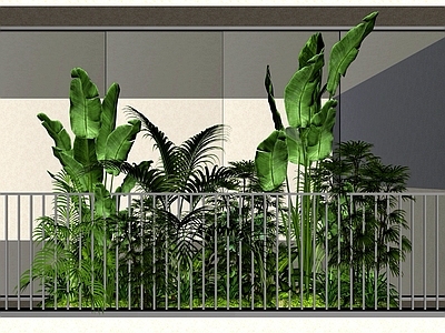 植物组合 树池植物组合 室内景观 室内绿植 盆栽组合