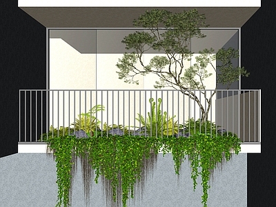 植物组合 室内景观 室内绿植
