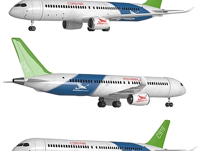 飞机 C919 民航客机