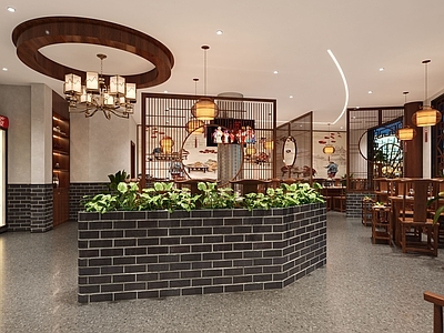 新中式火锅店 火锅店