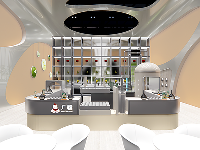 现代奶茶店 饮品店 工业风奶茶店 科技饮品店 奶茶店 水吧台