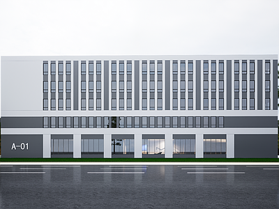 现代厂房 现代工业厂房 多层厂房 厂房建筑 现代厂房 方形厂房