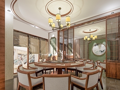 新中式包厢 新中式包房 新中式餐厅