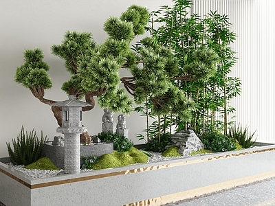 现代室内景观 楼梯景观 地下室 端景 天井
