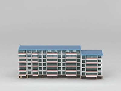现代其他建筑外观 宿舍楼