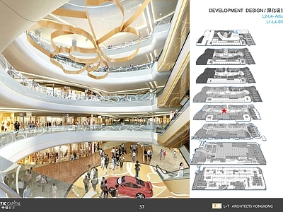 现代商场 悦方商场全专业 商场方案文本 施工图