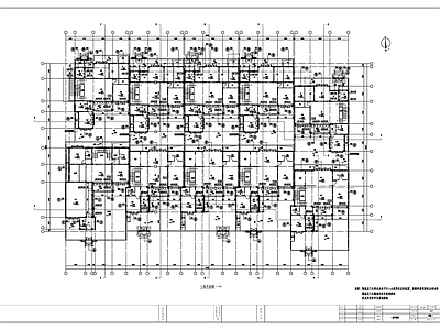 现代新中式住宅楼建筑 联排建筑别墅住宅 施工图