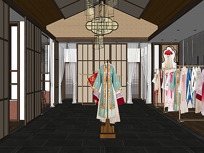 新中式服装店 汉服馆