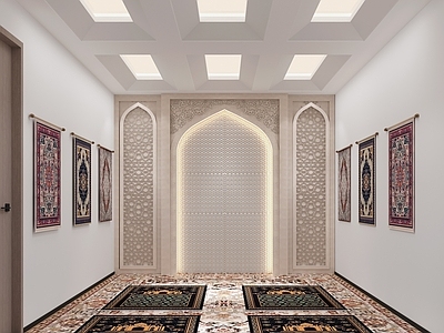 禅意宗教文化 穆斯林祈祷