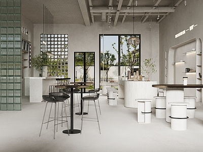 现代咖啡厅 奶茶店 甜品店