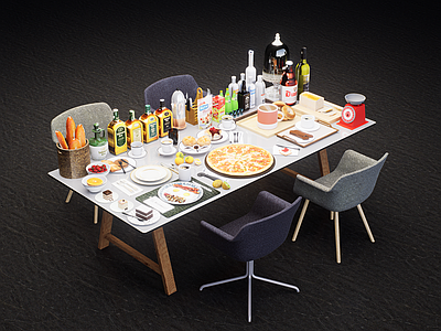 餐具 餐具 餐桌 桌椅组合 厨房