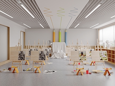 现代教室 美术教室