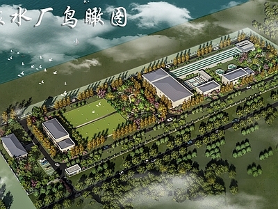 现代其他公共建筑 水厂 水泵
