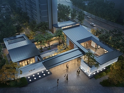 中式简约小公建 示范区