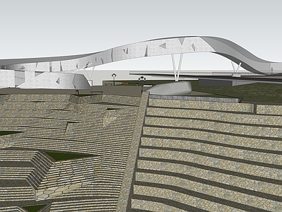 现代展览馆建筑 展览馆