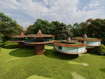 现代其他景观小建筑 从零树屋