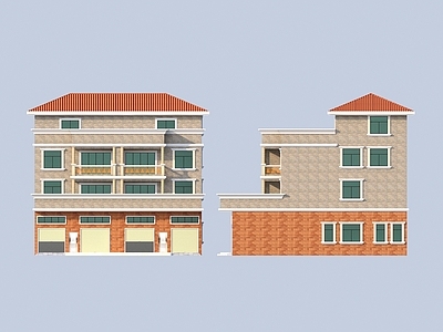 现代其他建筑外观 私宅 自建房 住