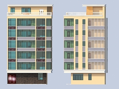 现代其他建筑外观 私宅 自建房 住