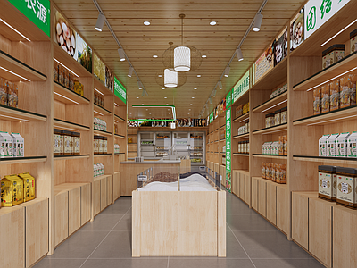 现代便利店 便利店 零食店 货架 前台
