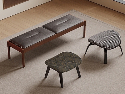 中古其他凳子 中古风换鞋凳 长凳