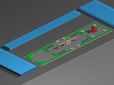 现代其他景观小品 广场设计