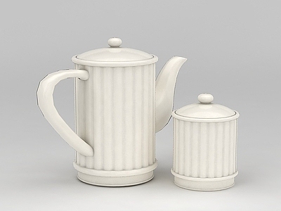 现代麻将桌 米色陶瓷茶具