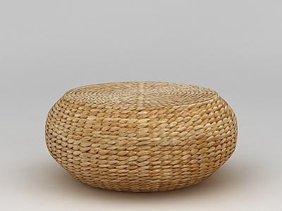 现代其他凳子 藤编蒲团