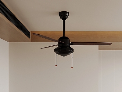 现代其他灯具 现代中古风扇灯