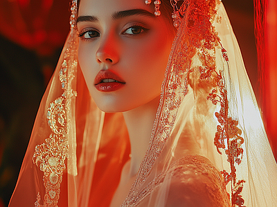 现代纸书本 婚纱照片