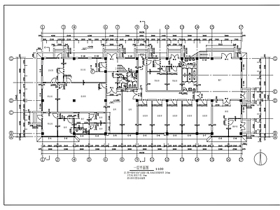 现代办公楼建筑 工厂综合楼建筑图 施工图