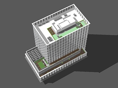 现代屋顶花园 办公大楼屋顶花园 屋顶花园 办公景观