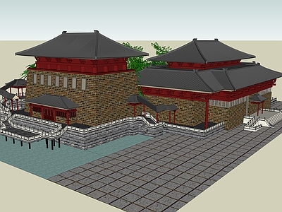 中式古建筑 古建