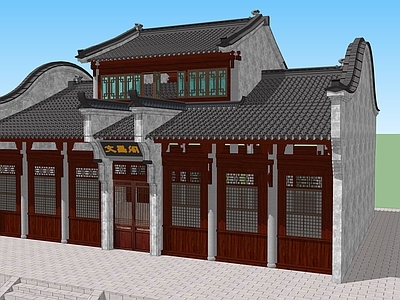 中式古建筑 古建筑