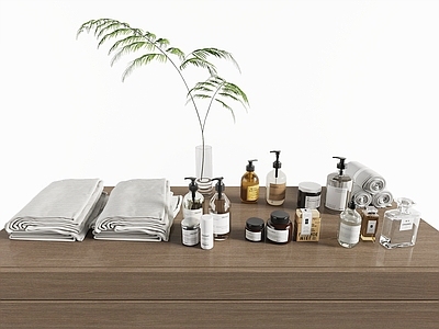 其他卫浴小件 卫浴小件 毛巾 洗浴用品 植物