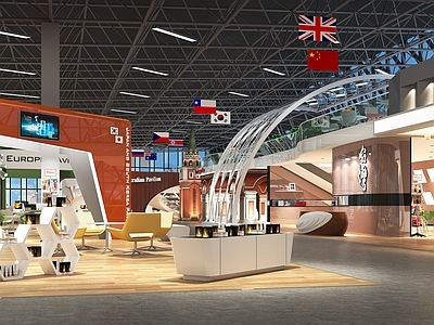 现代其他商业空间 展厅 商品展示