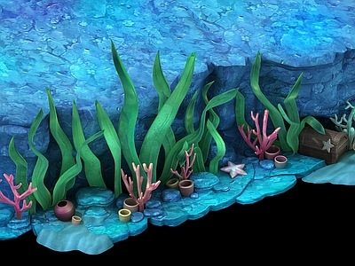 花草组合 海草地带