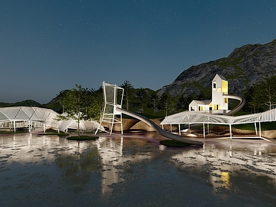 现代儿童游乐区 梦幻儿童游乐区