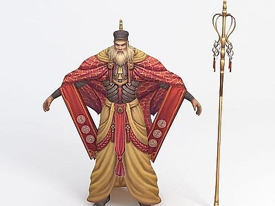 现代虚拟人物 高僧法海