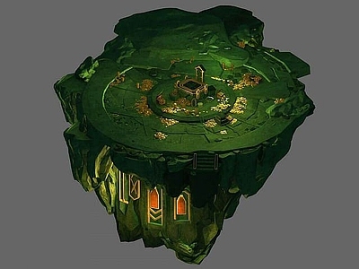 现代办公大厅 游戏场景