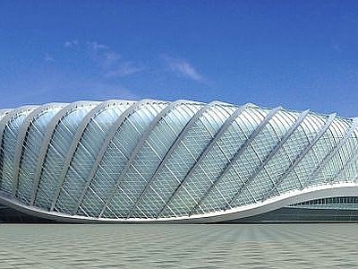 现代其他建筑外观 体育馆