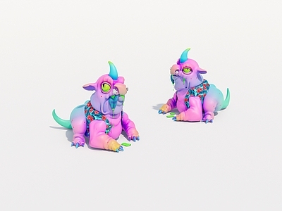 玩具 卡通犀牛