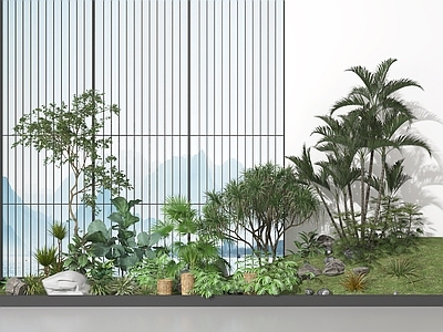 植物组合 植物堆 绿植堆 植物景观 小景 景观