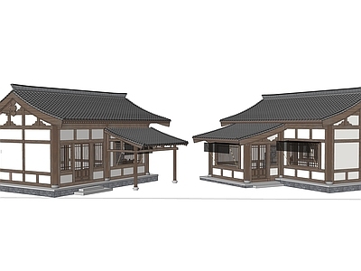 中式古建筑 民宿