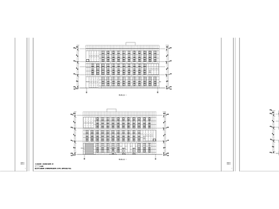 现代学校建筑 产教融合实训基 施工图
