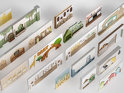 现代背景墙 现代儿童背景墙 艺术墙 卧室背景墙 壁画背景墙