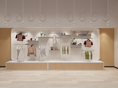 现代奶油服装店 儿童服装店